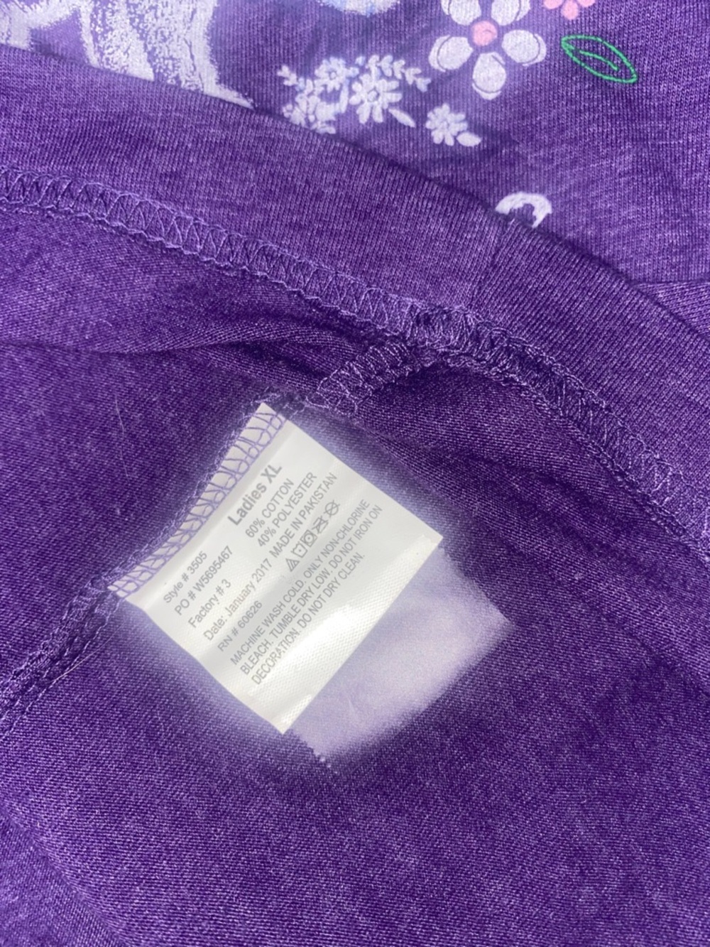 Dollywood Tennessee Purple Graphic Tee NWOT - 9062 - Picture 7 of 14